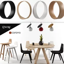 Iwona Kosicka furniture set 3D model