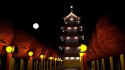japon home and samurai jack  3D model