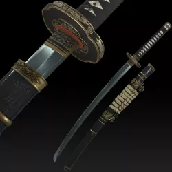Katana Weapon Sword Low-poly 3D model