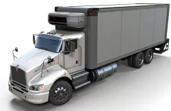 Kenworth t440 box truck Low-poly 3D model