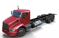 Kenworth t440 Cab Chassis truck Low-poly 3D model