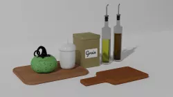 Kitchen stuff 3D model