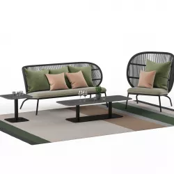 Kodo outdoor lounge 3D model