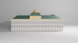Kremlin Palace Model Low-poly 3D model