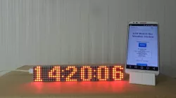 LED Matrix Bar Weather Station V1