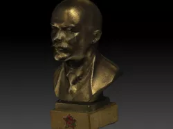 Lenin Bust 3D model