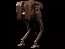 Long Legged Robot Low-poly 3D model