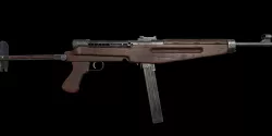 Low poly 43M Submachine gun Low-poly 3D model