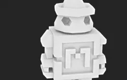 low poly xmas makey