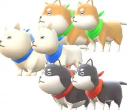Lowpoly Animal Cartoon - Dog Low-poly 3D model