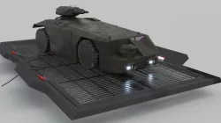 M577 Armored Personnel Carrier  3D model