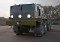 MA3-537 military tractor 3D model