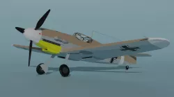 Messerschmitt Bf 109 F-4 Trop Low-poly 3D model