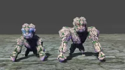 Micro lowpoly Golem Low-poly 3D model