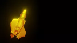 mini rocket 3D model