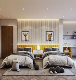 Modern Boys Bedroom 3D model