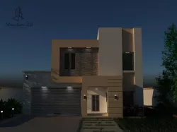 Modern Facade Archi 3D Model 3D model