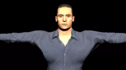 Muscular Male For Game 3D 3D model