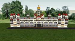 mysore palace Low-poly 3D model