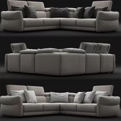 Natuzzi Notturno sofa 3D model