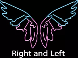 Neon Wings  Low-poly 3D model
