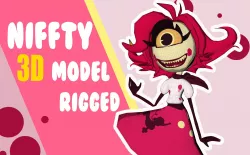 Niffty Hazbin Hotel   3D model