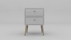  Nightstand High Gloss - Low Poly Low-poly 3D model