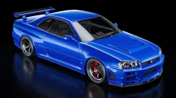 Nissan  Skyline GT-R R34   V-Spec 2 Nur 3D model