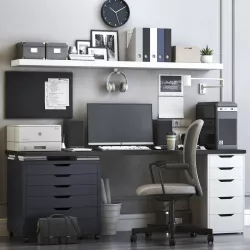 Office workplace 6 3D model