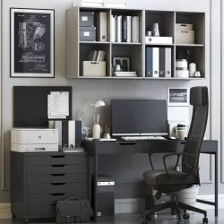 Office workplace 7 3D model