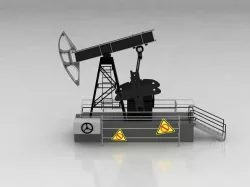 Oil Drilling Rig 3D model