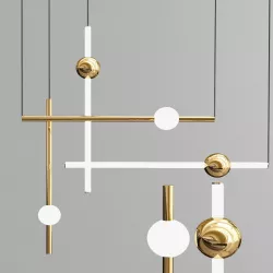 ORION TUBE LIGHT GOLD  3D model