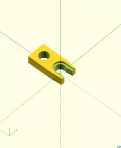 Ormerod 1 Exteruder Clip/Tongue