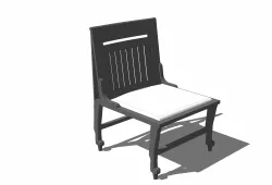 oxen pharaonic chair 3D model
