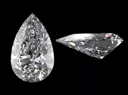 Pear Cut Diamond - All Sizes 3D model