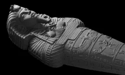 Pharaoh coffin front cap 3D model