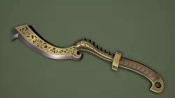 Pharaoh Sword Low-poly 3D model