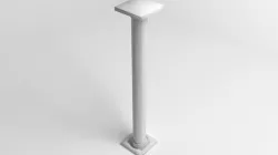 Pillar Octagon 1 3D model