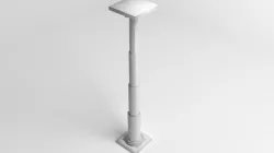 Pillar Octagon 5 3D model