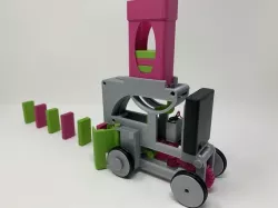 Pink and Green Domino Machine II