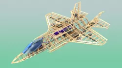 Plan for RC F-35A plywood kit 3D model