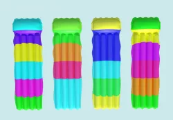 Pool float Low-poly 3D model