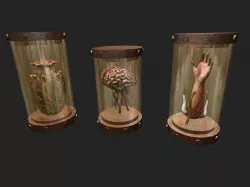Preserved Specimens in Jars Low-poly 3D model