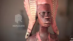 Props - Artwork - African Statue 04 -  Low-poly 3D model