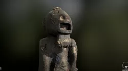 Props - Artwork - African Statue 05 -  Low-poly 3D model