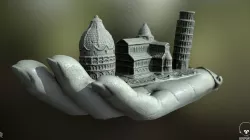 Props - Artwork - Kitsch Di Pisa 01 - Low-poly 3D model