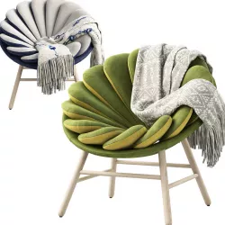 Quetzal Fauteuil Marc Venot 2 options 3D model