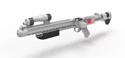 Range trooper Blaster rifle E-10R from Solo A Star Wars Story 3D model