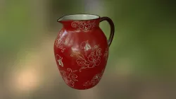 red water flagon 3D model