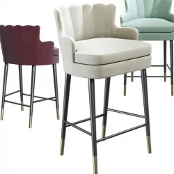 Rock Hill Bar Chair 3D model